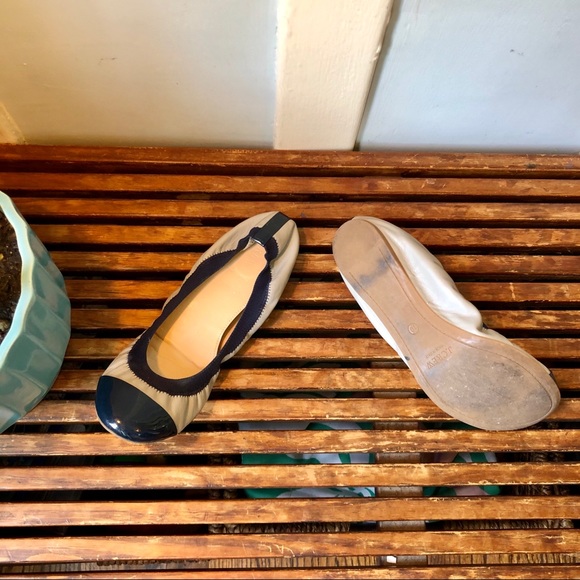 🚨 Price Reduced 🚨 J. Crew Navy/Grey Ballet Flats - Picture 6 of 8